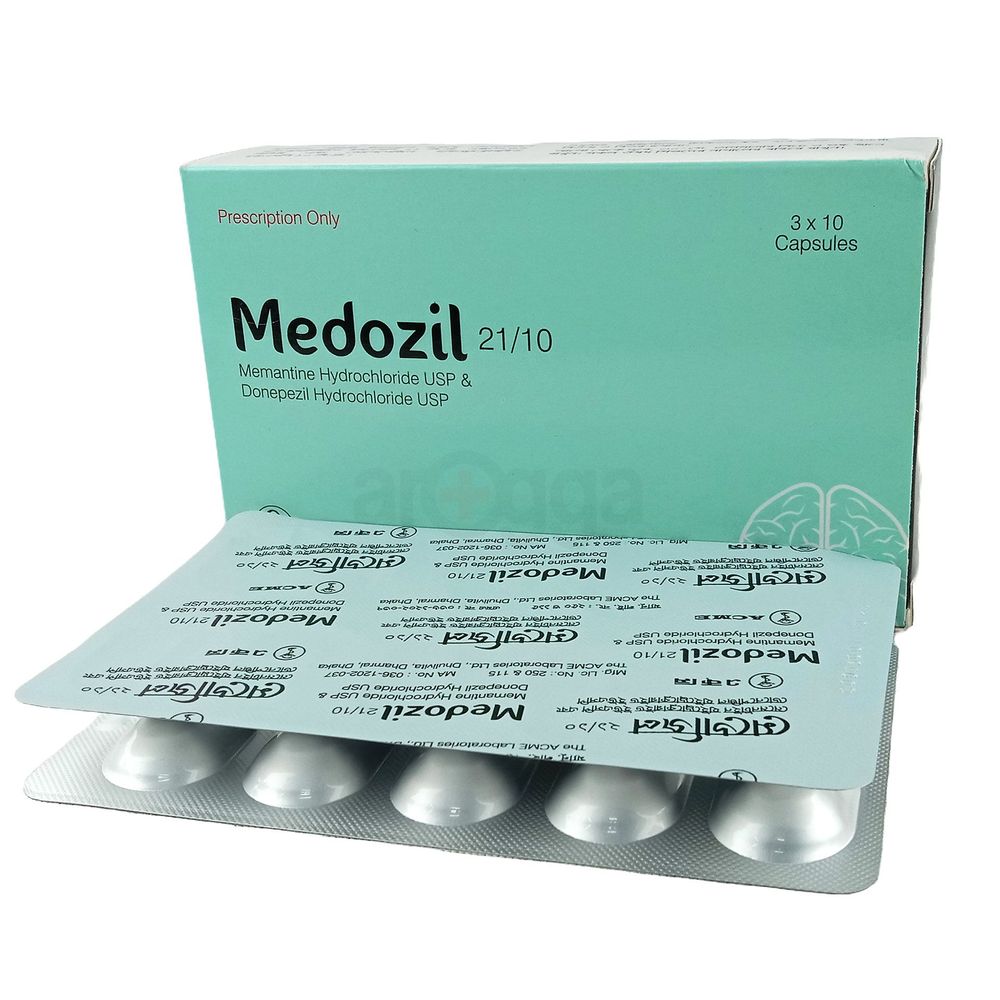 Medozil 21/10 21mg+10mg Capsule