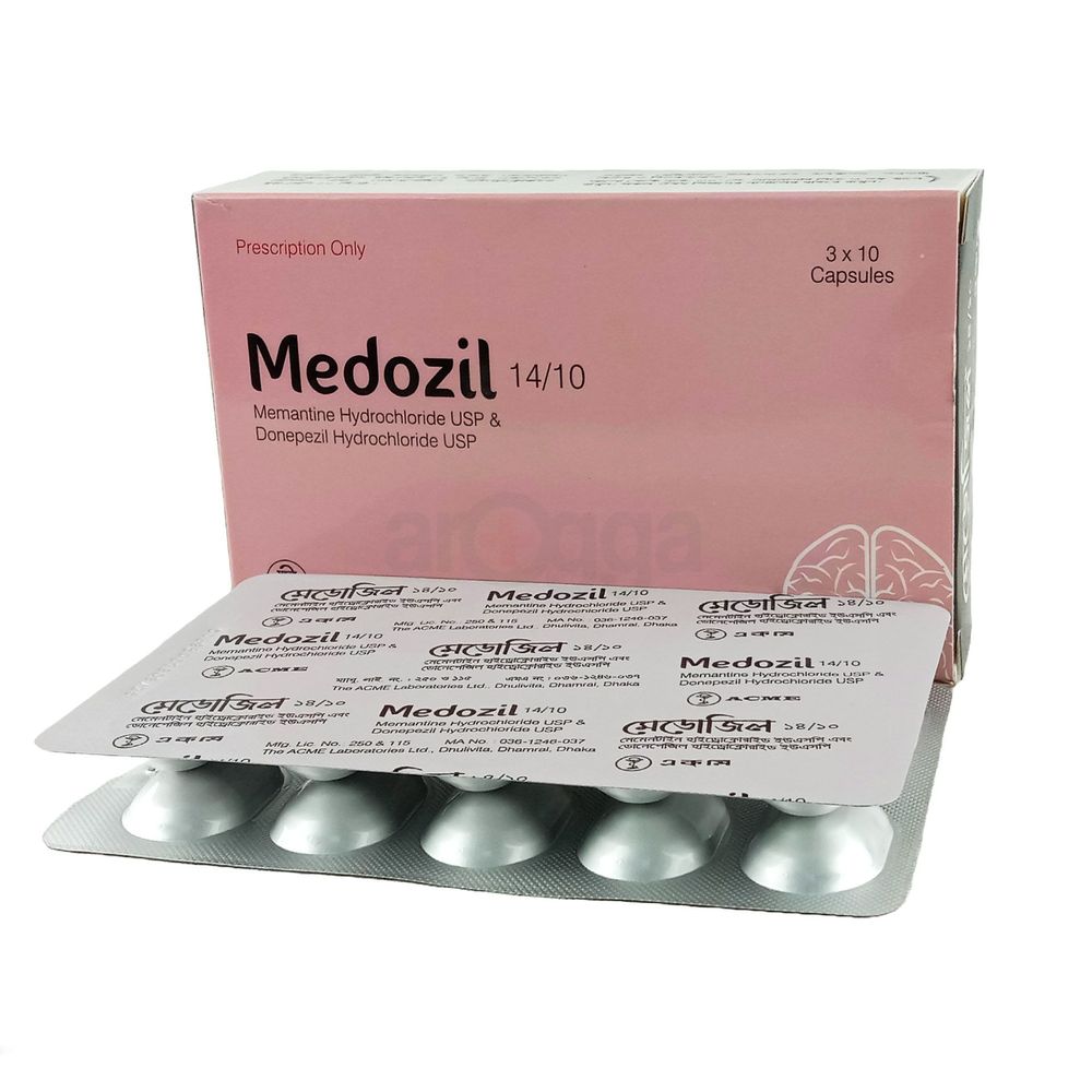 Medozil 14/10 14mg+10mg Capsule