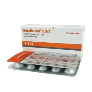 Betafix AM 2.5/5 2.5mg+5mg Tablet