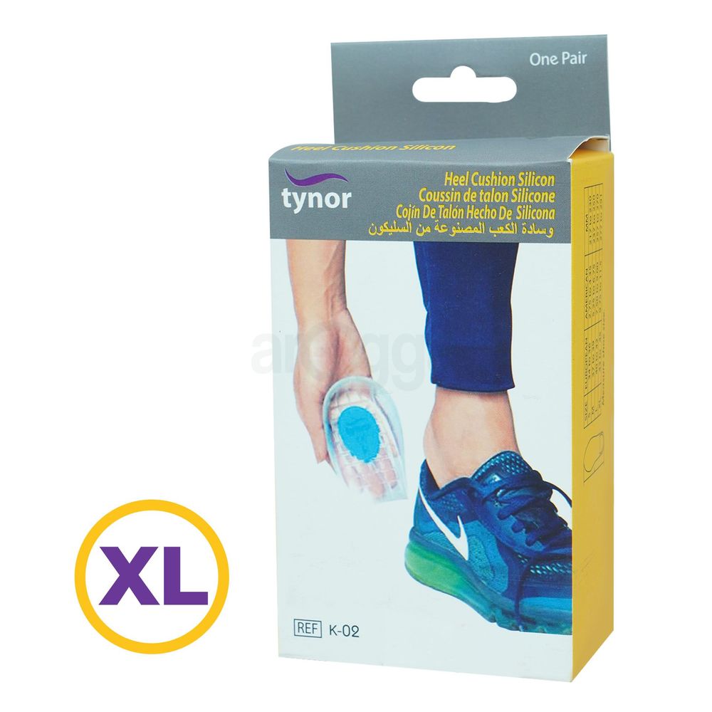 Heel Cushion Silicon Tynor XL (K-02)  