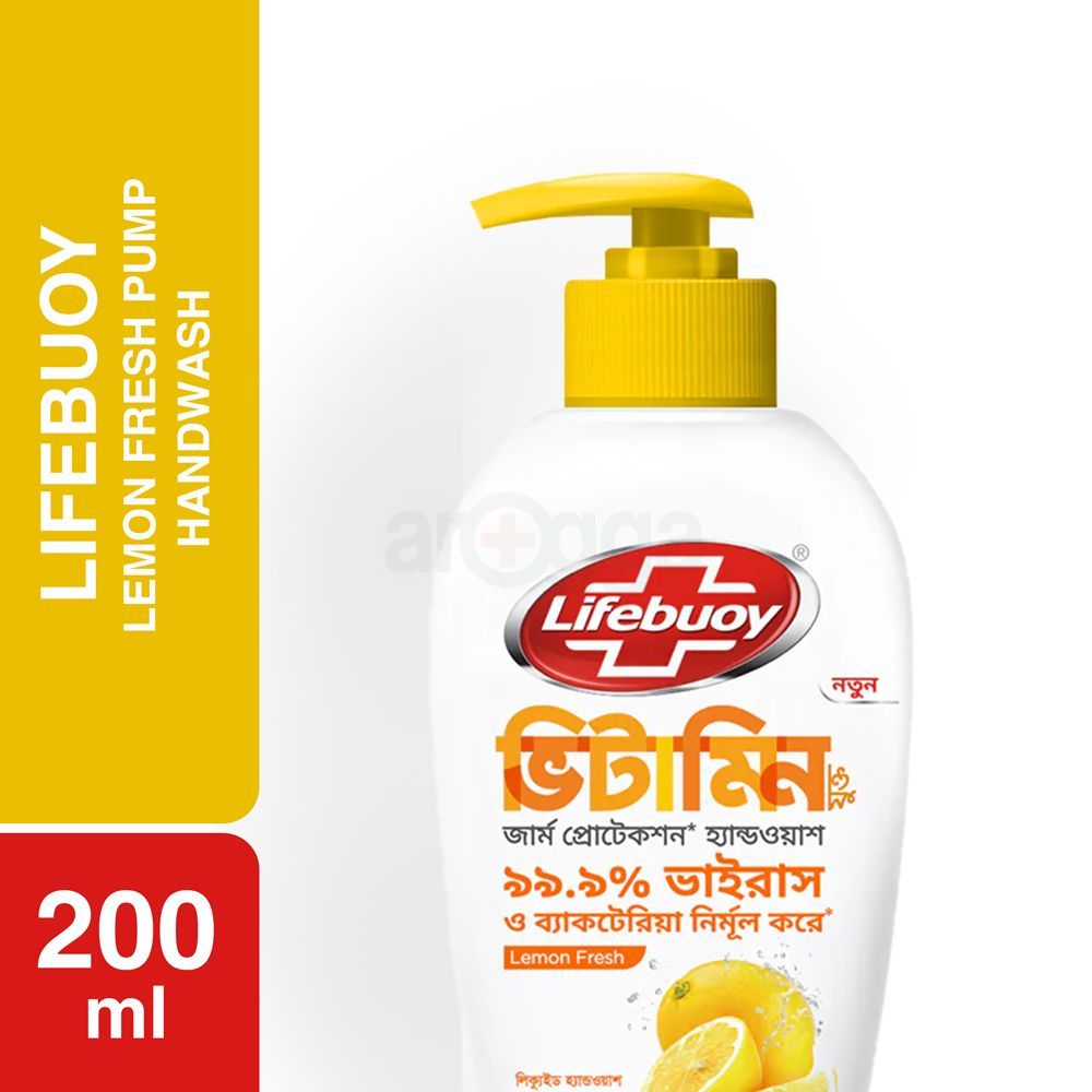 Lifebuoy Handwash Lemon Fresh Pump 200ml  