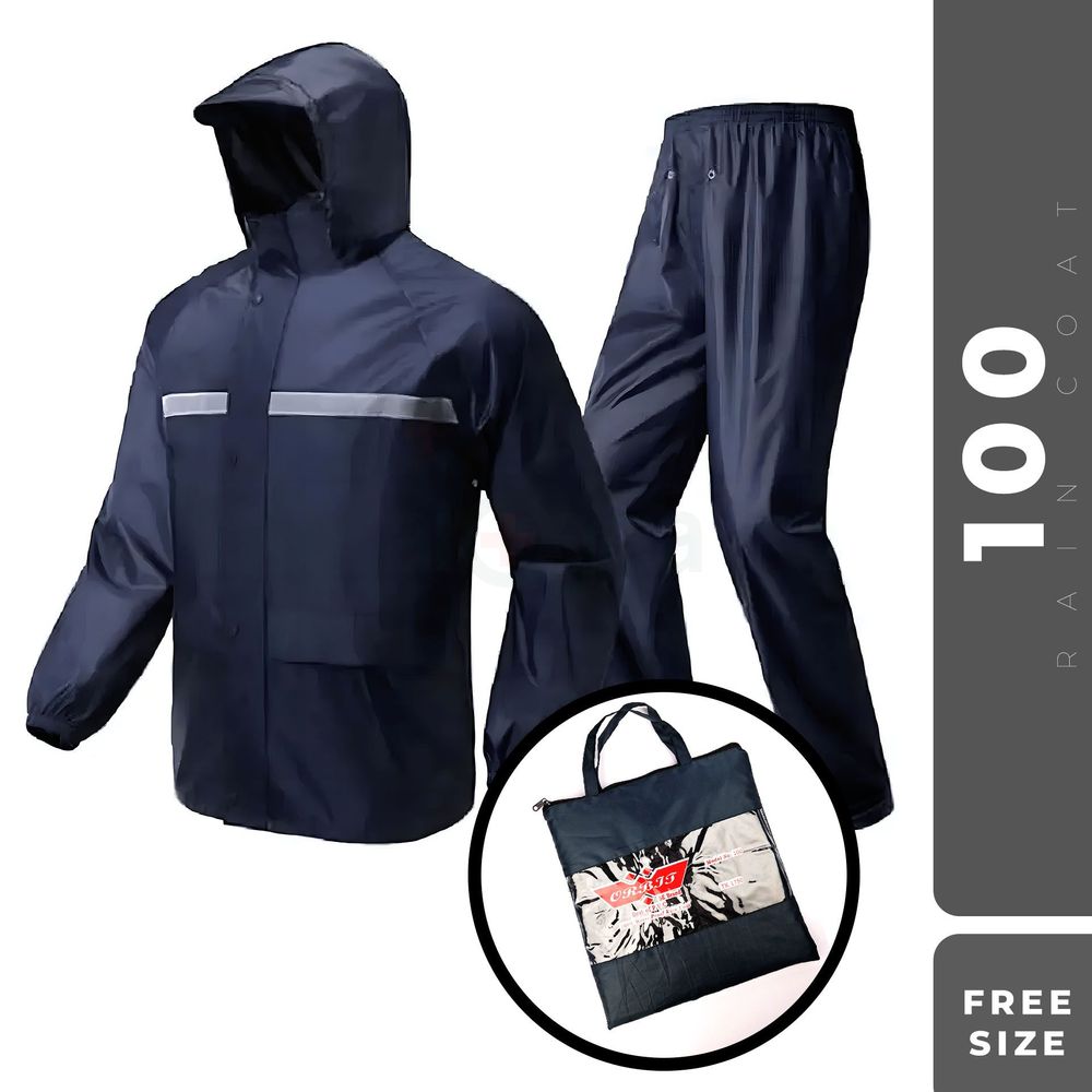 Rain Coat Orbit PVC Water Proof (Code : 100)  