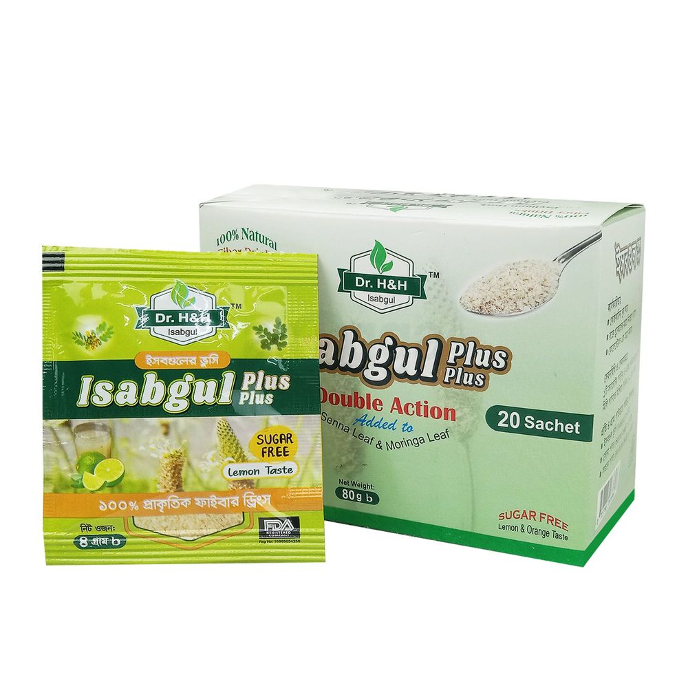 Dr. H&H Isabgul Plus - 20 Sachet 80gm  