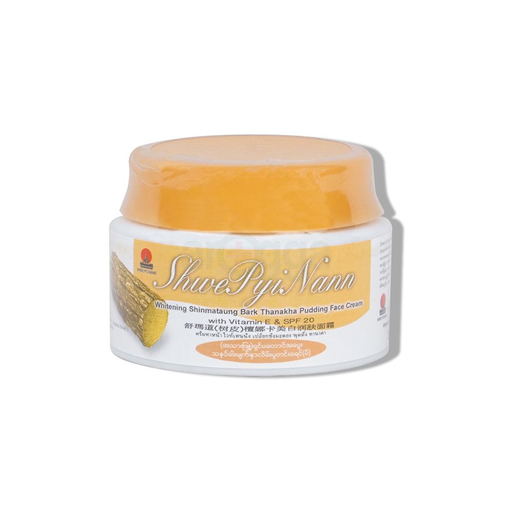 Shwe Pyi Nann Whitening Shinmataung Bark Thanakha Pudding Face Cream  