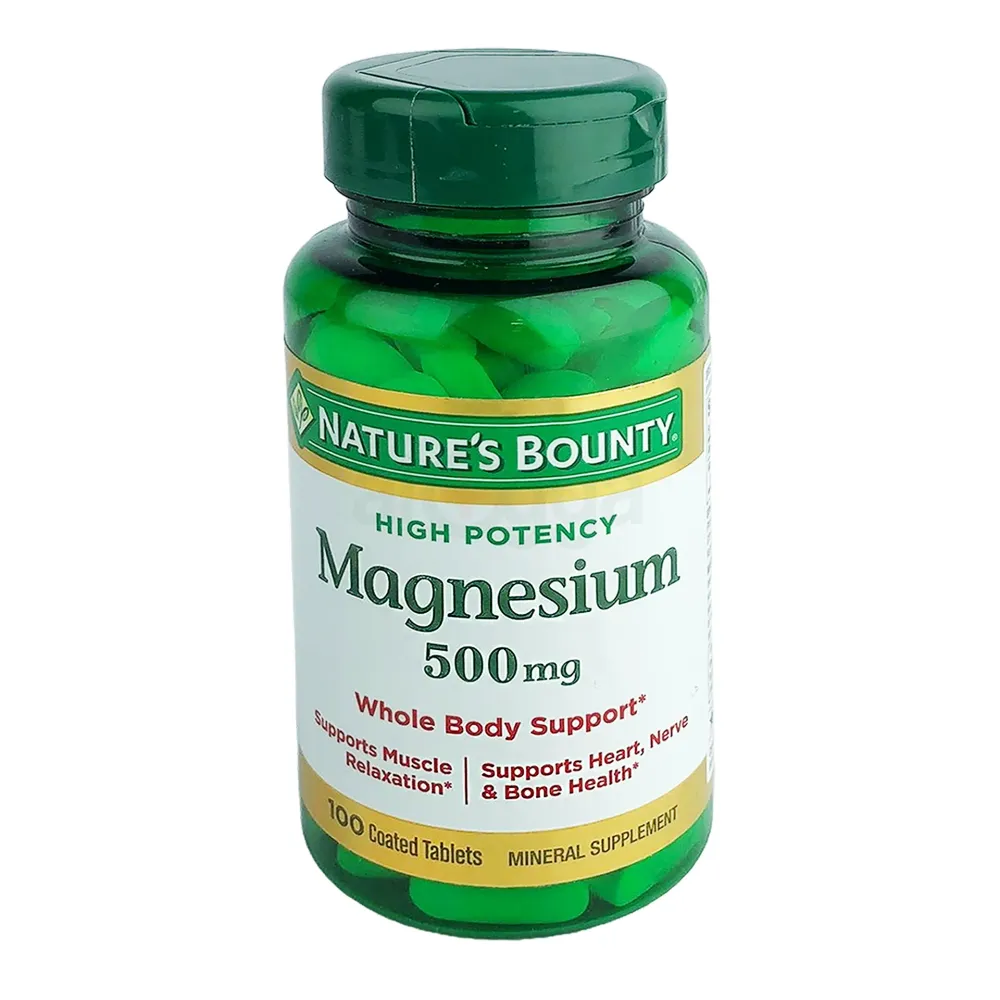 Nature's Bounty Magnesium 500mg 100 Tablets  