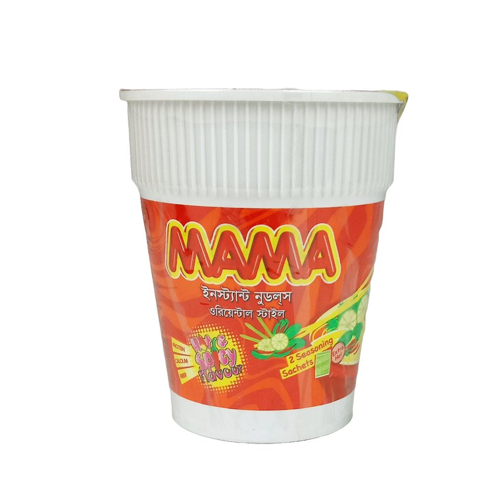 Mama Instant Cup Noodles Hot Spicy Flavour 62g  