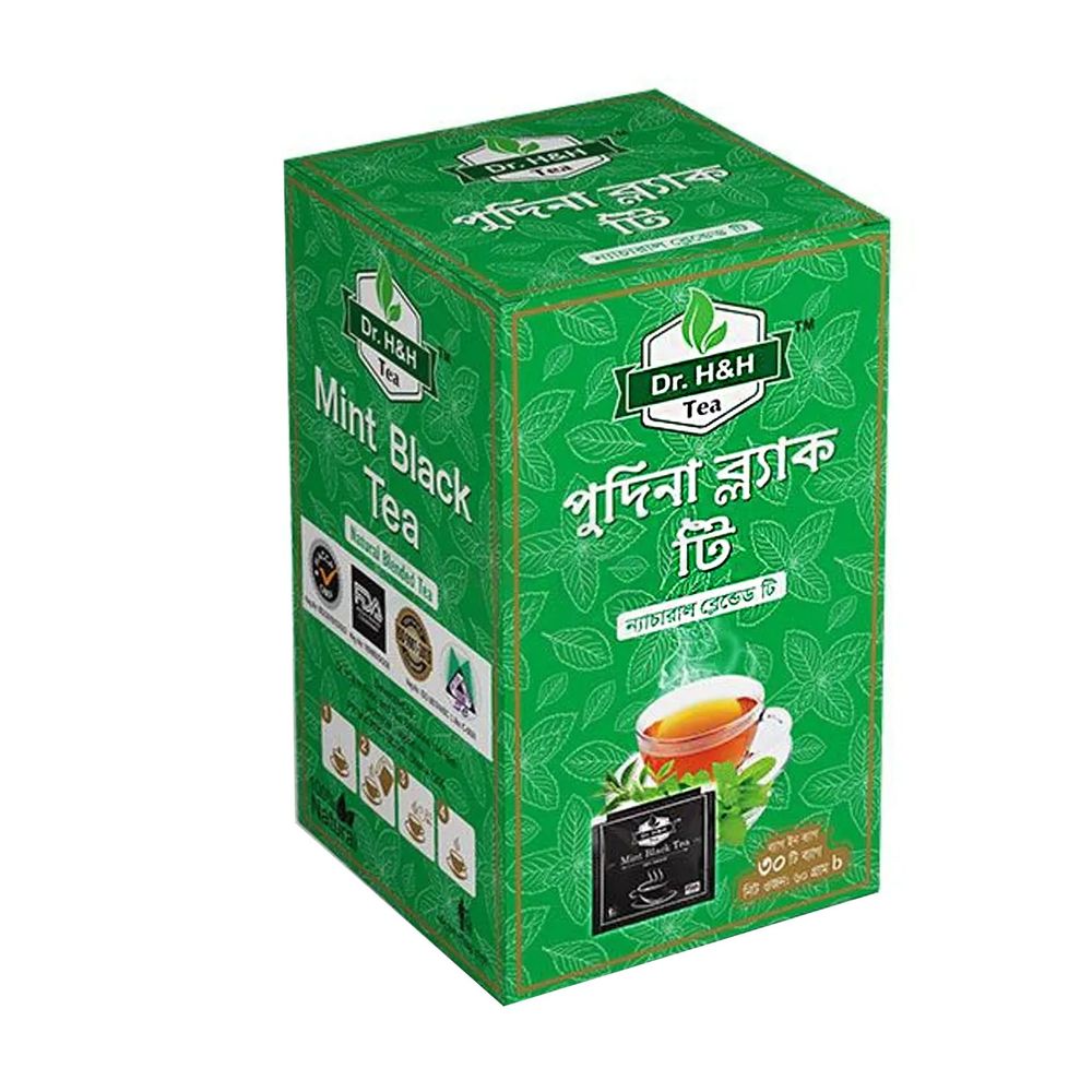 Dr. H&H Tea Mint Black Tea 30's Pack  