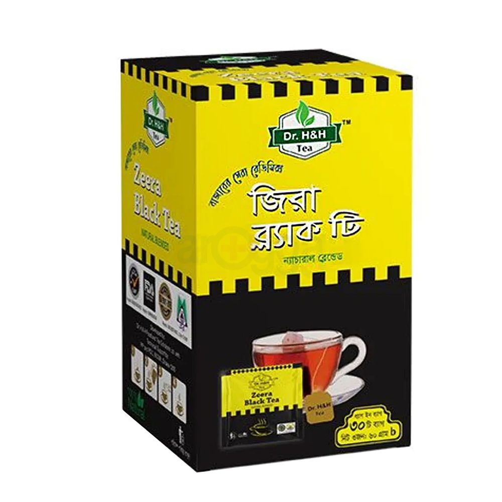 Dr. H&H Tea Zeera Black Tea 30's Pack  
