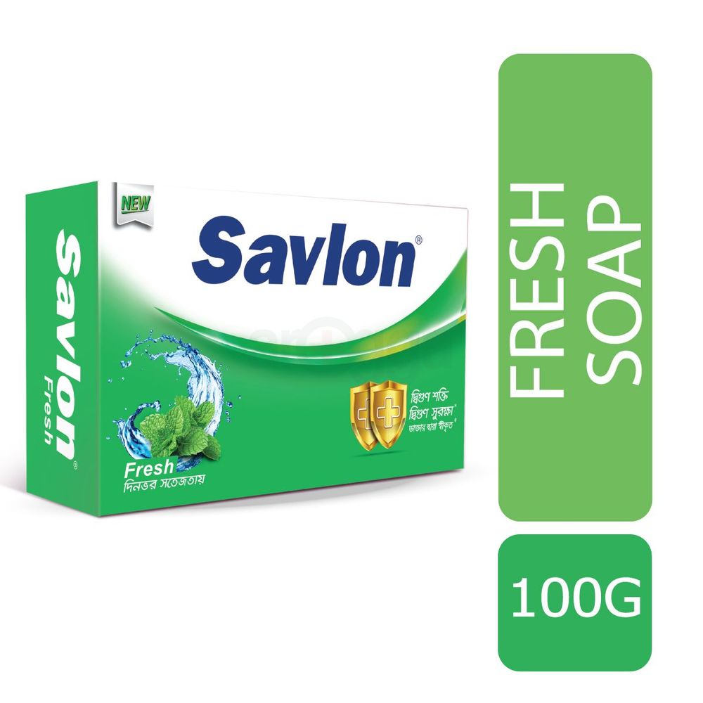 Savlon Fresh Antiseptic Soap 100gm  