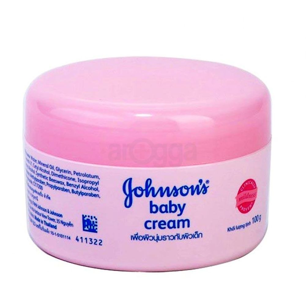 Johnson's Baby Cream Intense Moisturization for 24 Hours (Made in Thailand) 100g  