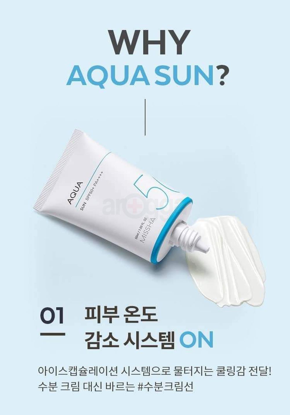 Missha All Around Safe Block Aqua Sun Gel SPF50+/PA++++  