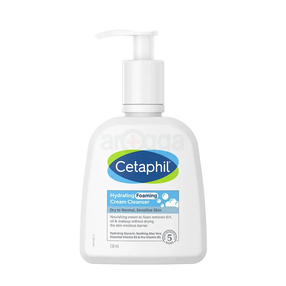 Cetaphil Hydrating Foaming Cream Cleanser All Skin types, Sensitive Skin 236ml  