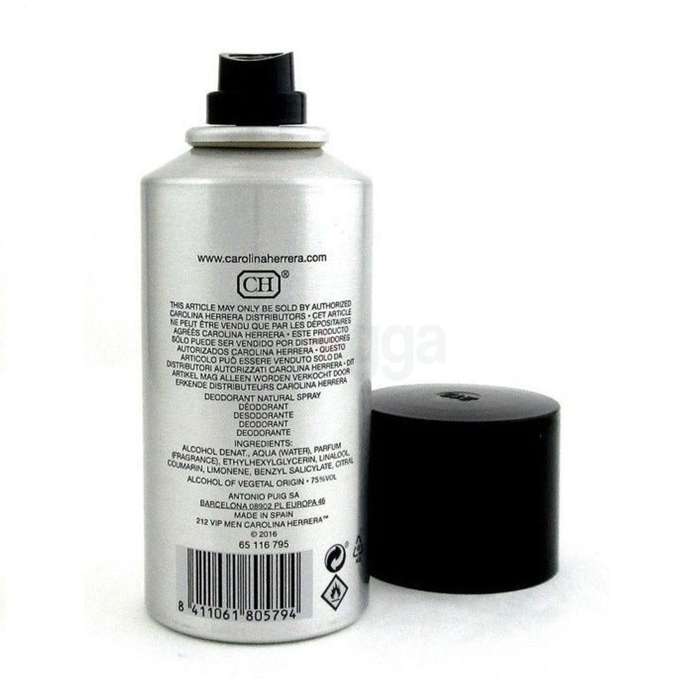 Carolina Herrera 212 VIP Men Deodorant Spray  