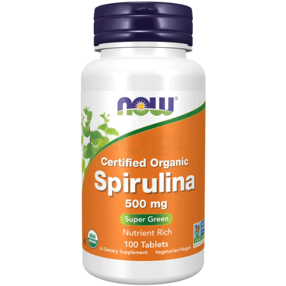 Now Foods Organic Spirulina Tablets, 100  