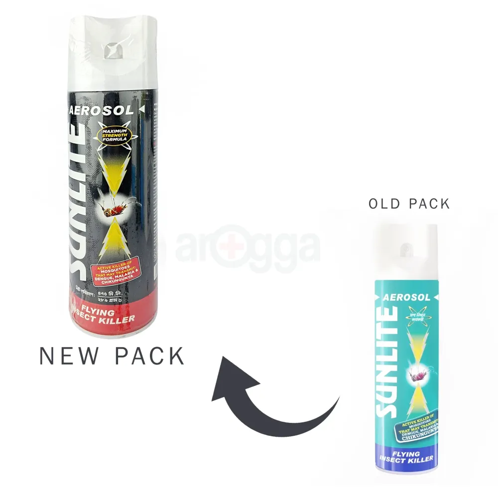 Sunlite Aerosol Flying Insect Killer 475ml  