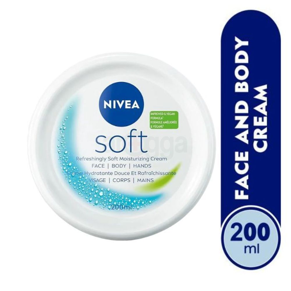 Nivea Soft Cream with Jojoba Oil & Vitamin E (Imported) 200ml  