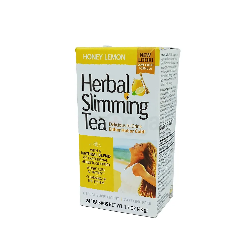 21st Century Slimming Tea, Honey Lemon, 24 Count  