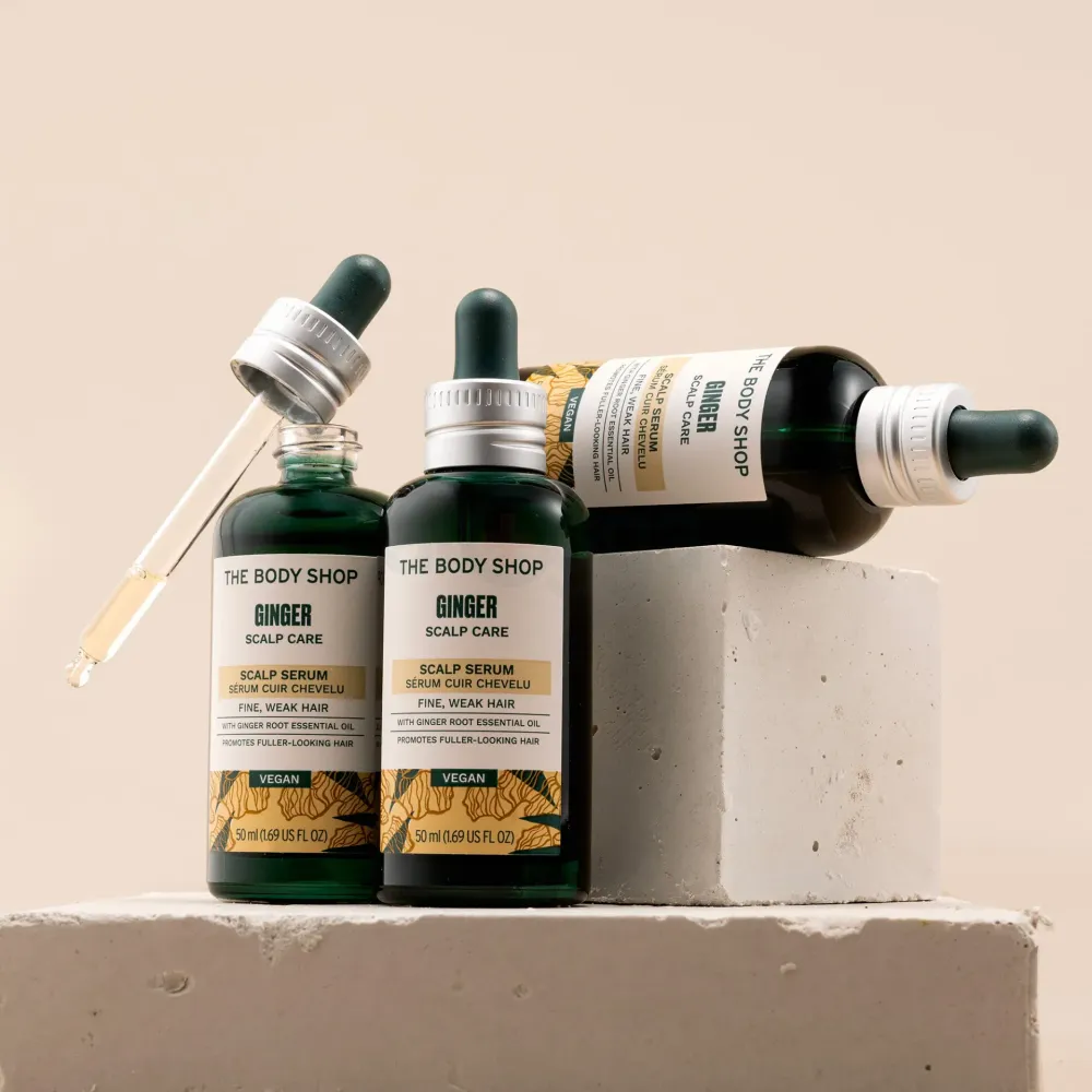 The Body Shop Ginger Scalp Serum for Fine, Weak Hair 50ml  