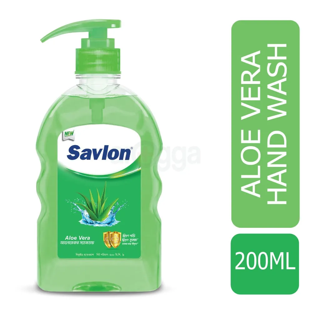 Savlon Aloe Vera Antiseptic Handwash 200ml  