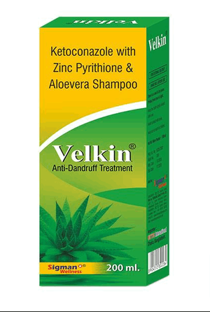 Velkin Shampoo 200ml 2% Shampoo