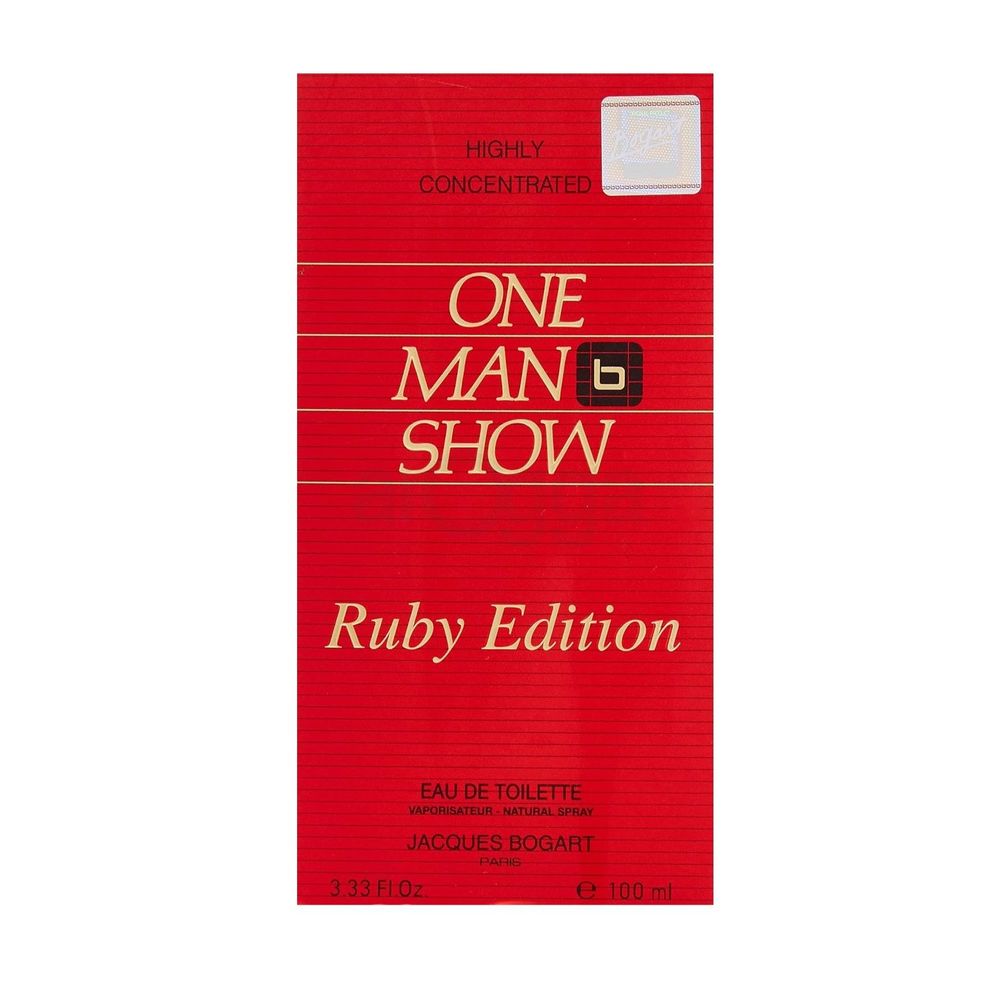 Jacques Bogart One Man Show EDT Spray Ruby Edition for Men  