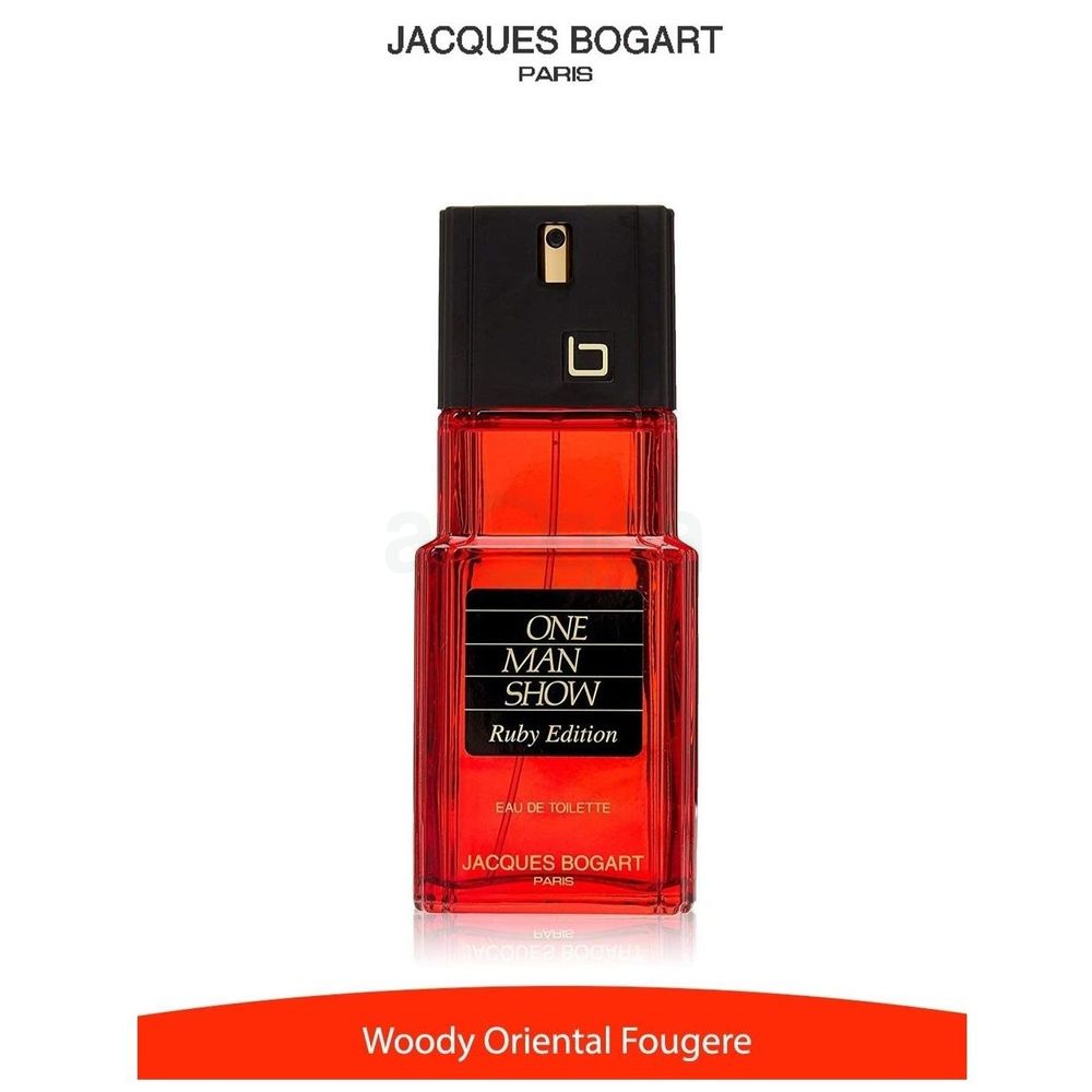 Jacques Bogart One Man Show EDT Spray Ruby Edition for Men  