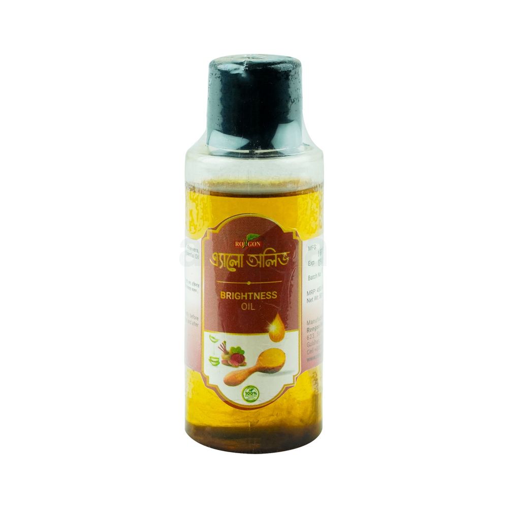 Rongon Herbals Aloe Olive Brightness Oil - রঙ্গন হারবাল এ্যালো অলিভ ব্রাইটনেস অয়েল  