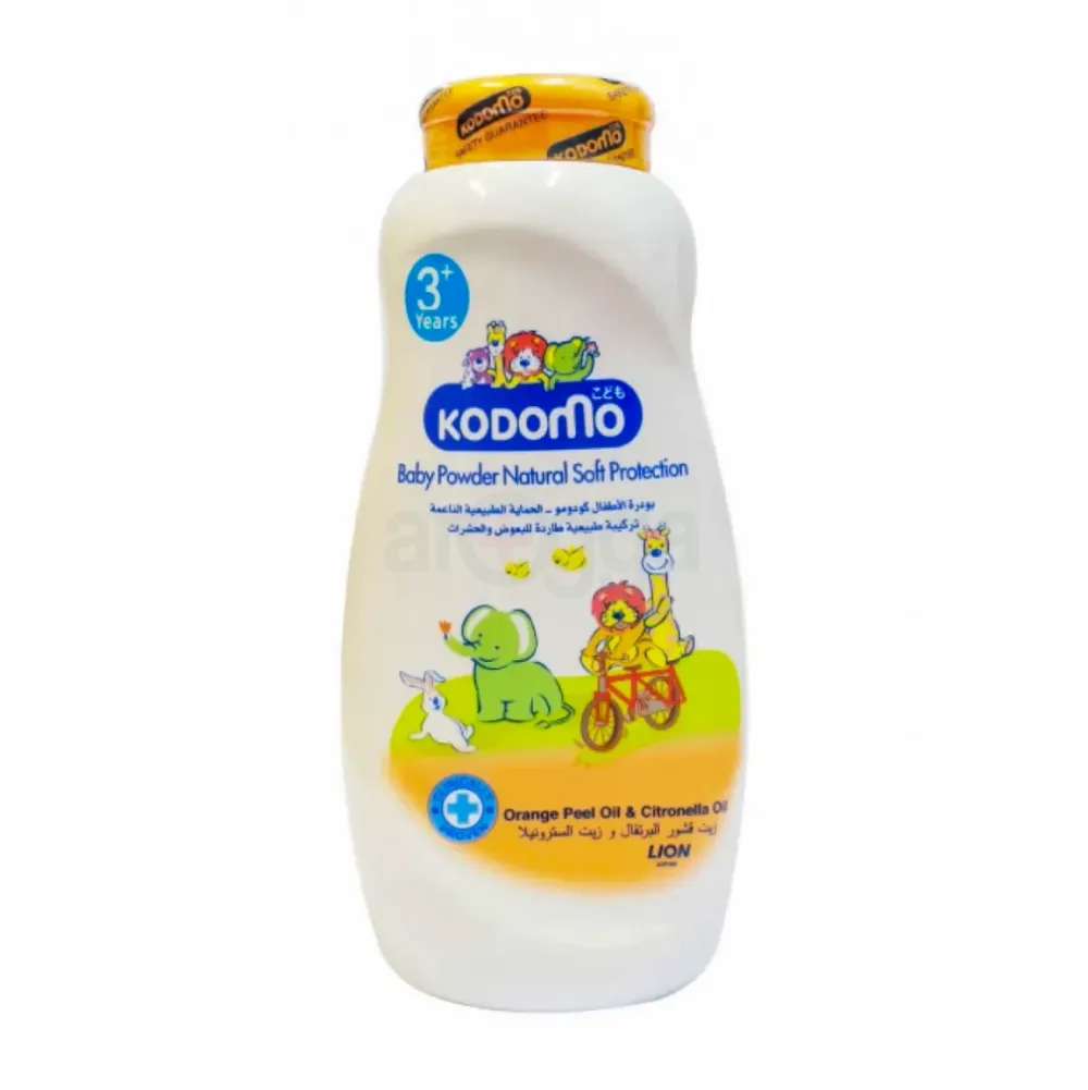 Kodomo Natural Soft Protection Baby Powder with Orange Peel Oil & Citronella Oil  