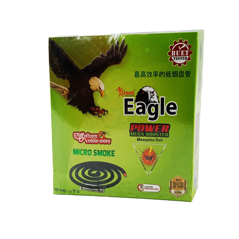 Eagle Power Mega Booster Mosquito Coil 10's Pack  