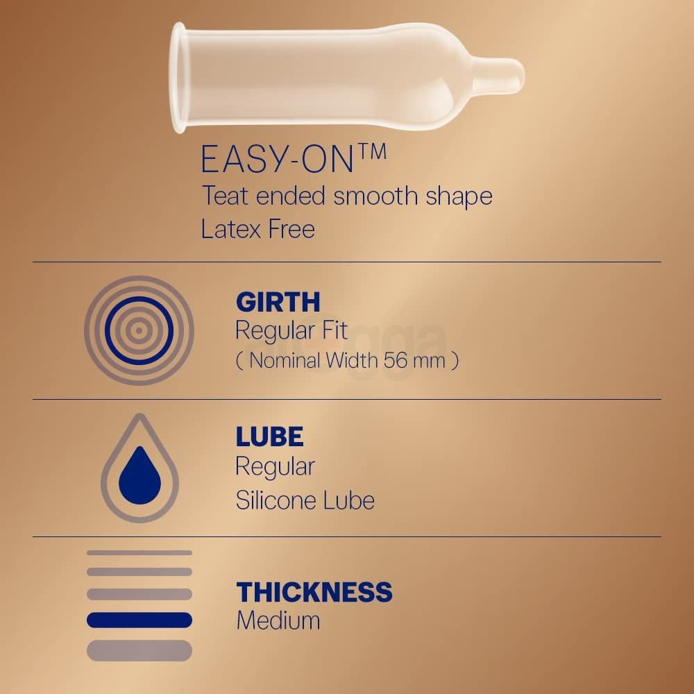 Durex Real Feel Skin on Skin Feeling Condom - 3Pcs Pack(Thailand)  