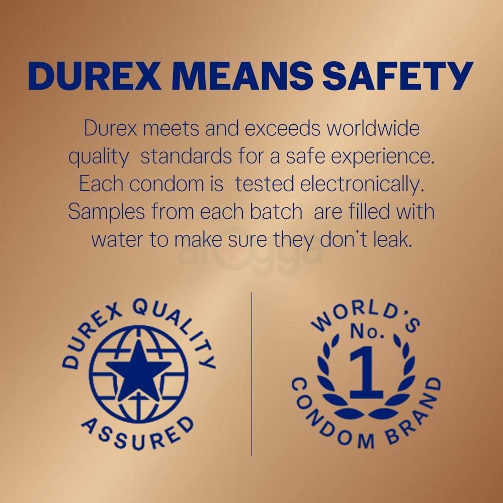 Durex Real Feel Skin on Skin Feeling Condom - 3Pcs Pack(Thailand)  