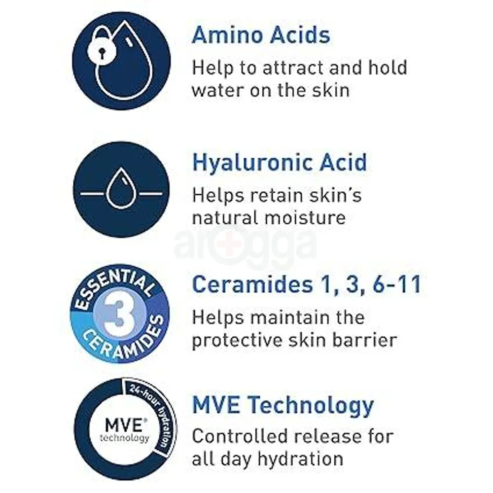 Cerave Hydrating Cream to Foam Cleanser for Normal to Dry Skin 355ml  