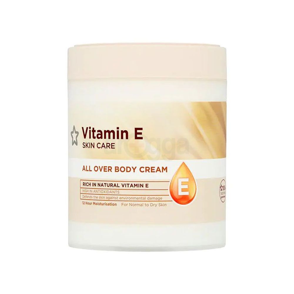 Superdrug VItamin E All Over Body Cream for Normal to Dry Skin  