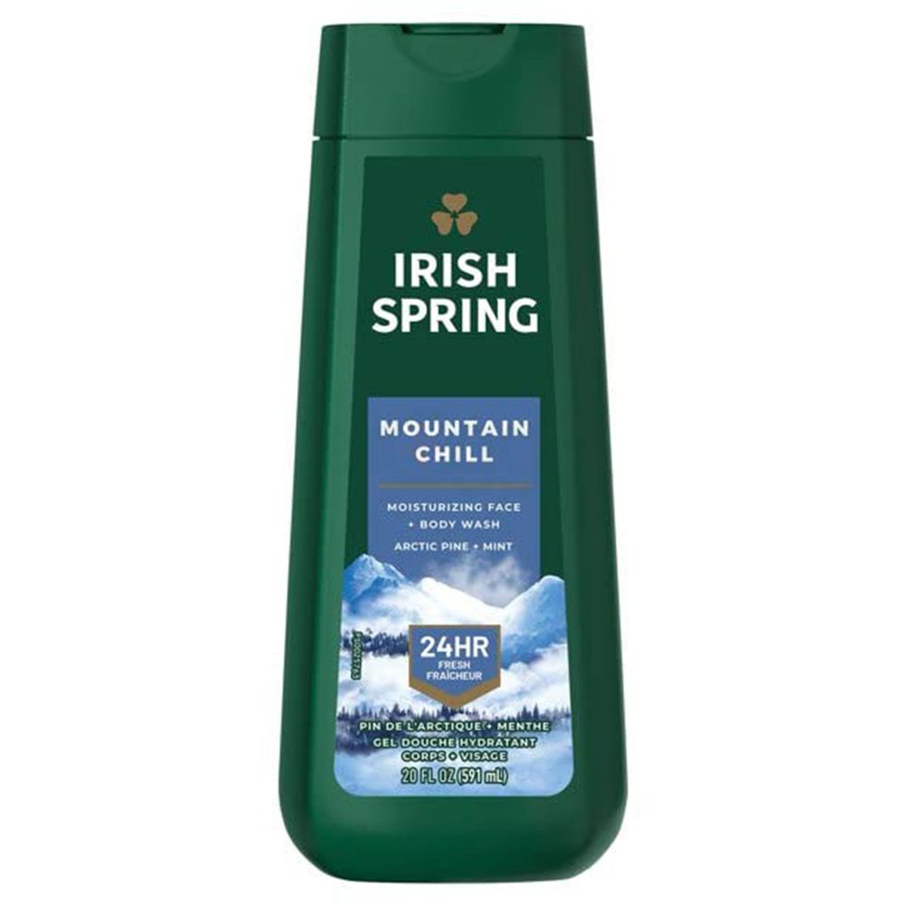 Irish Spring Mountain Chill Body Wash for Men  