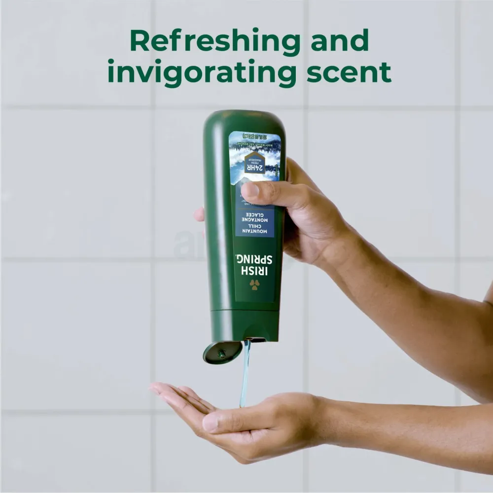 Irish Spring Mountain Chill Body Wash for Men  