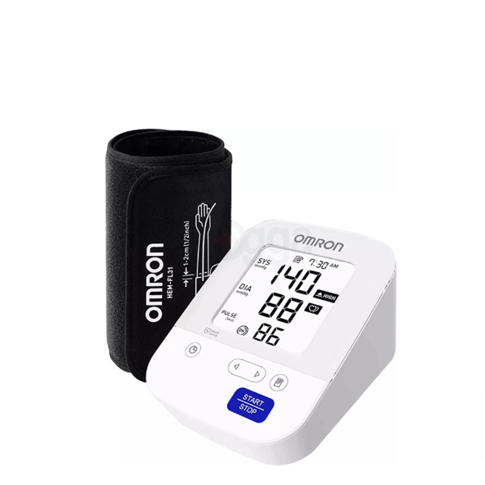 Omron HEM 7156 T Digital Blood Pressure Monitor with 360° Accuracy Intelli Wrap Cuff for All Arm Sizes Accurate Measurements and Bluetooth Connectivity Model-HEM-7156-T 