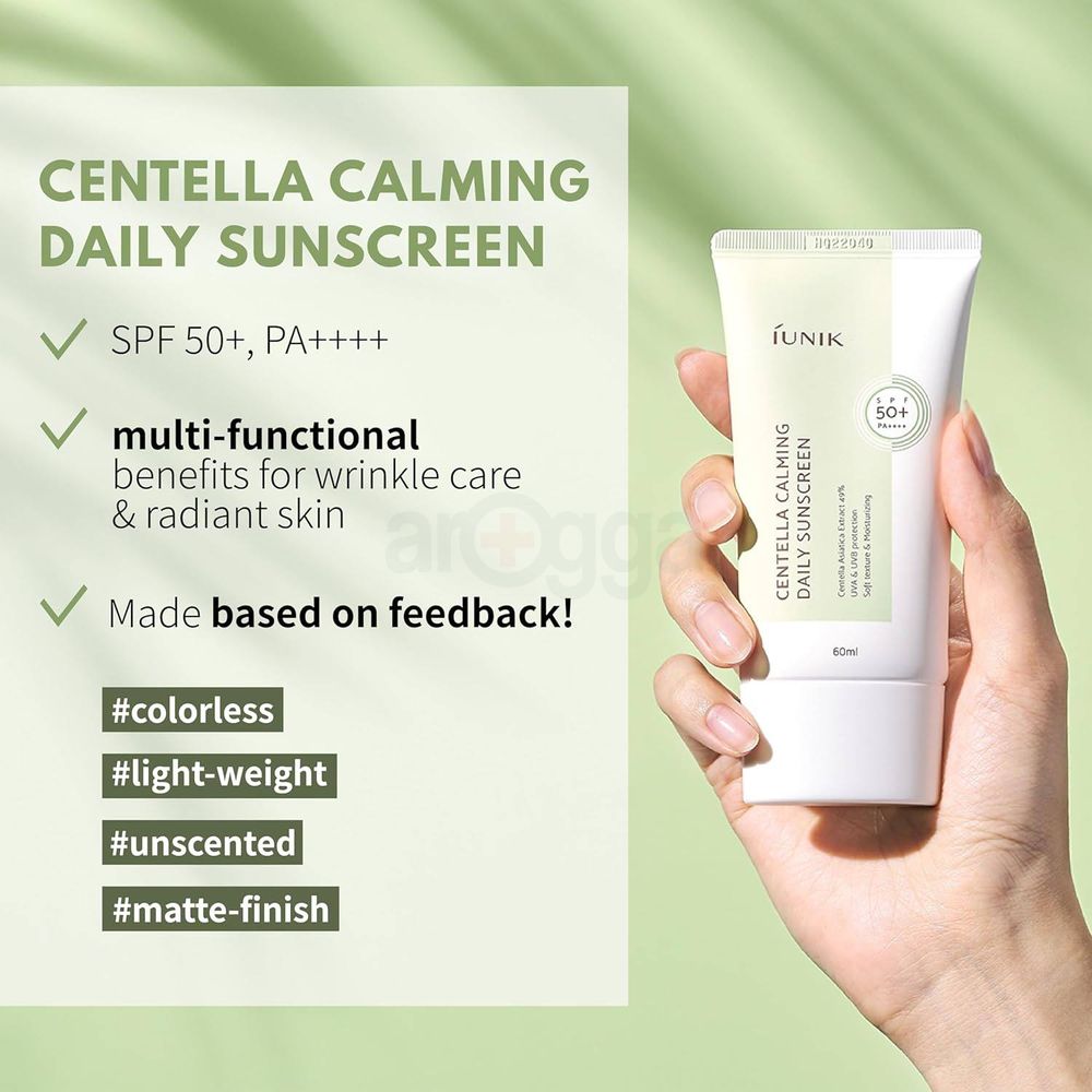 Iunik Centella Calming Daily Sunscreen SPF 50+ PA++++ 60ml  