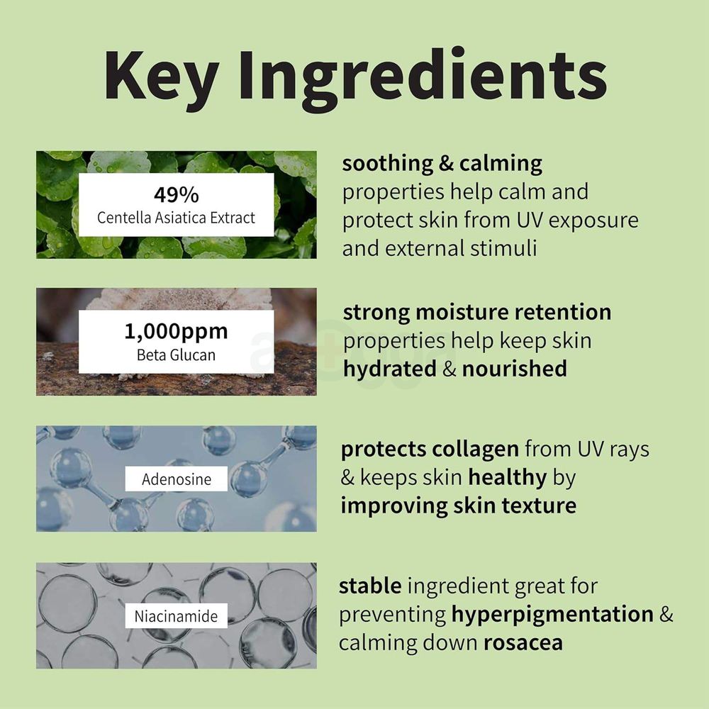 Iunik Centella Calming Daily Sunscreen SPF 50+ PA++++ 60ml  