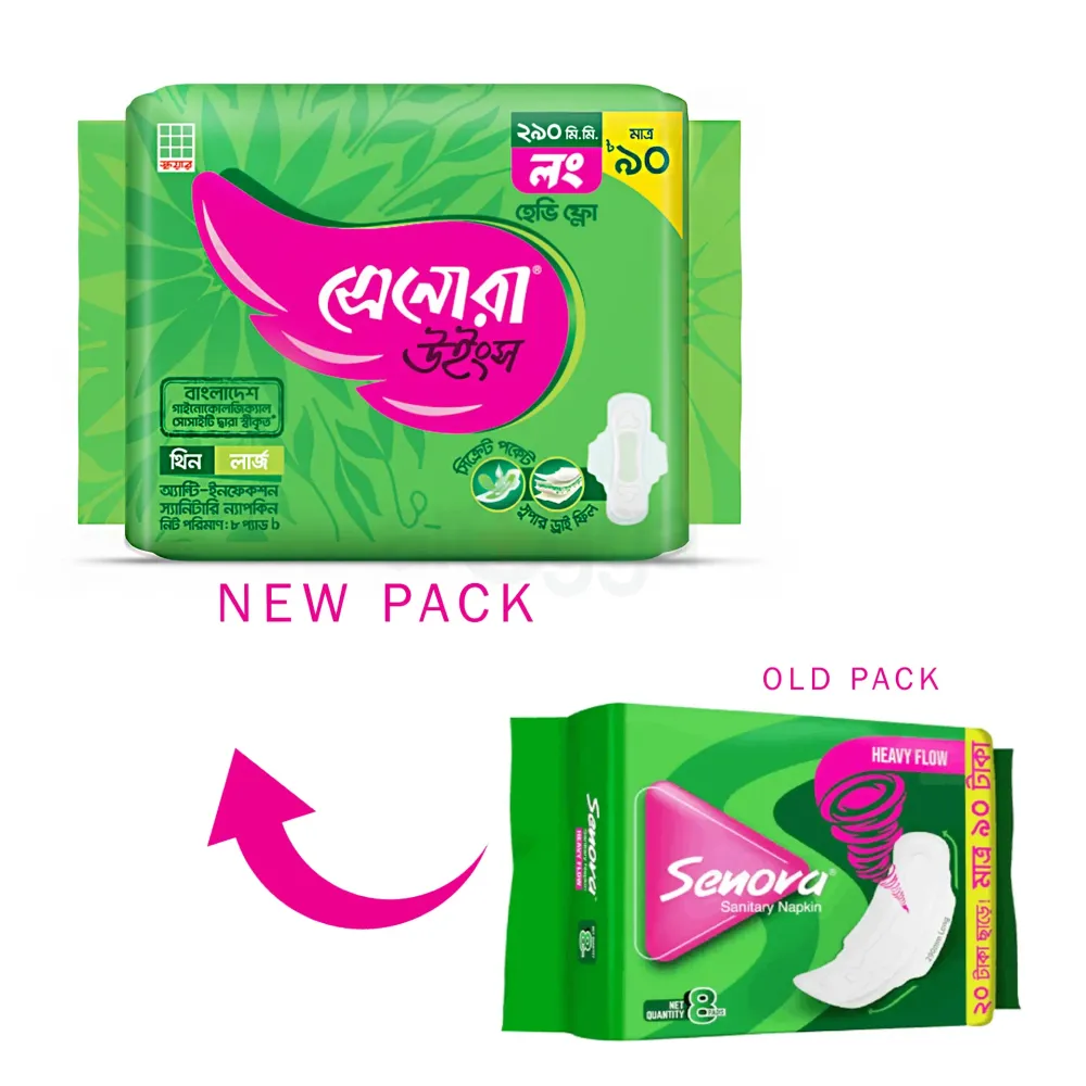 Senora Heavy Flow Sanitary Napkin 8's Pack  