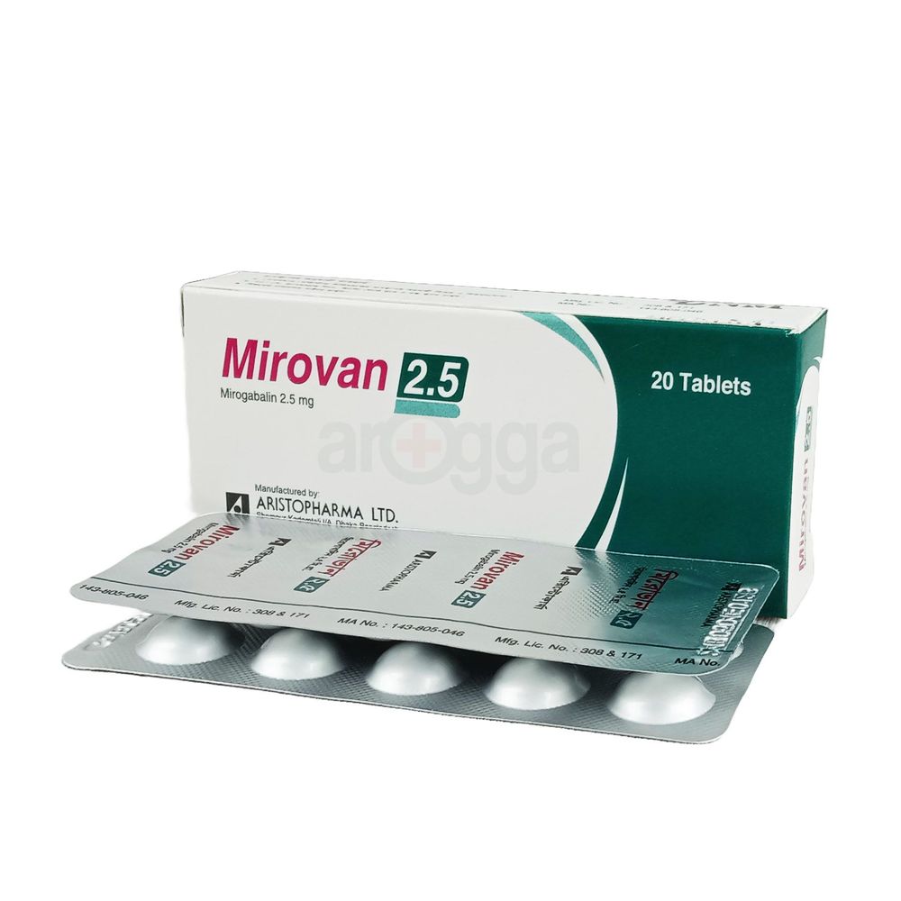 Mirovan 2.5 2.5mg Tablet