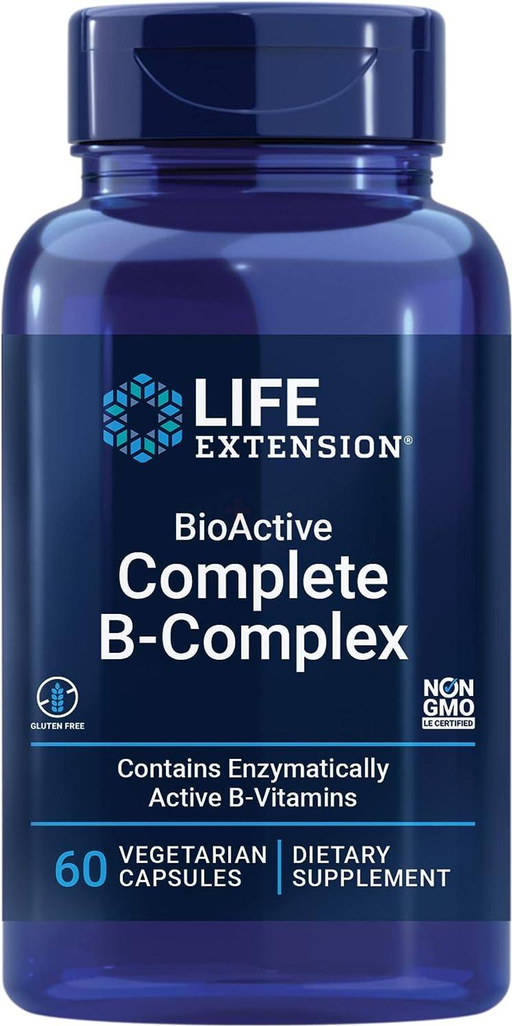 Life Extension Bio Active Complete B-Complex 60 Capsules  