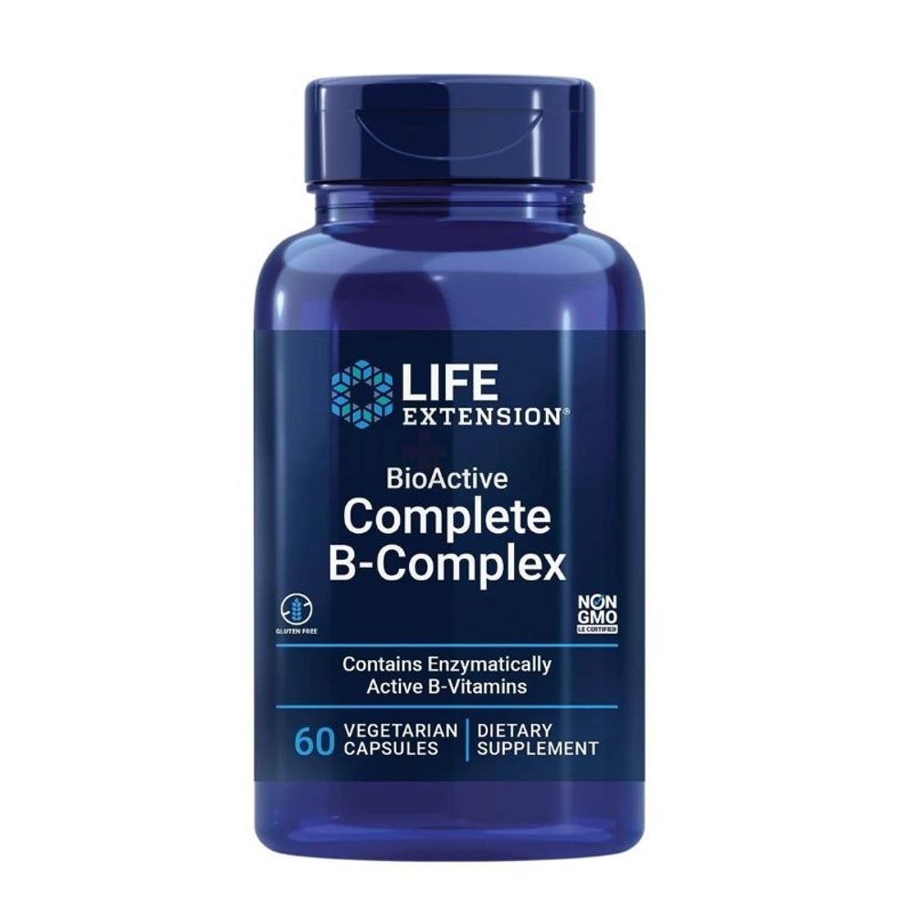Life Extension Bio Active Complete B-Complex 60 Capsules  
