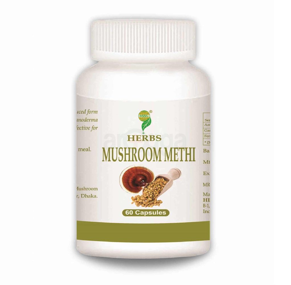 Herbs Mushroom Methi 60 Capsules  
