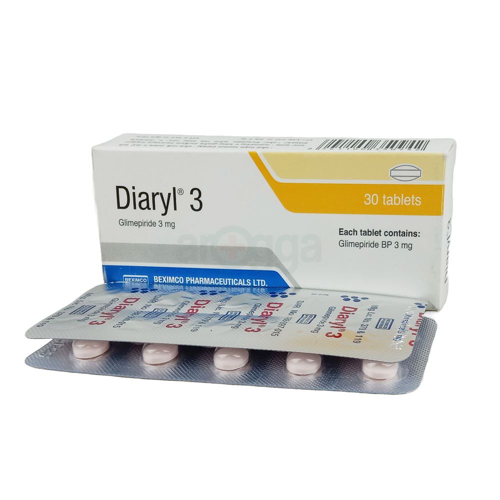 Diaryl 3mg Tablet