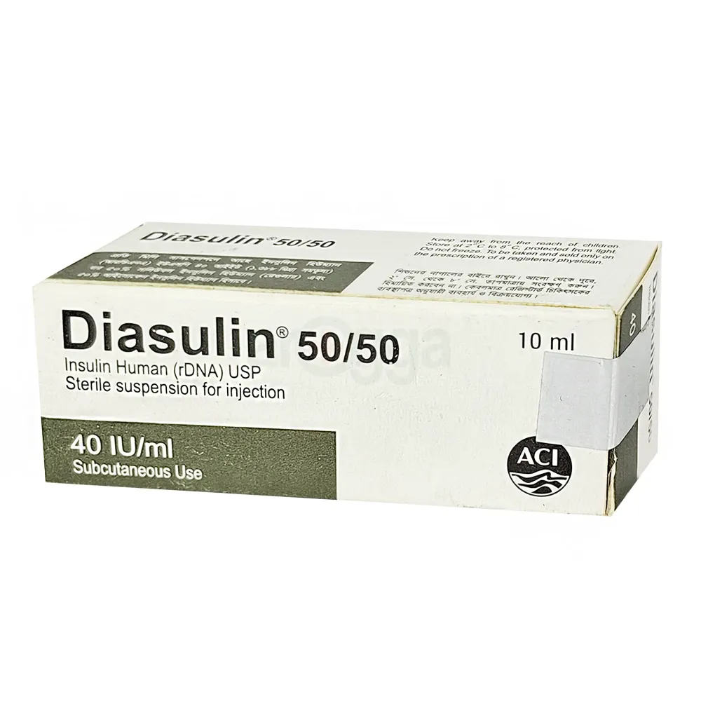 Diasulin 50/50 40IU 40IU/ml SC Injection