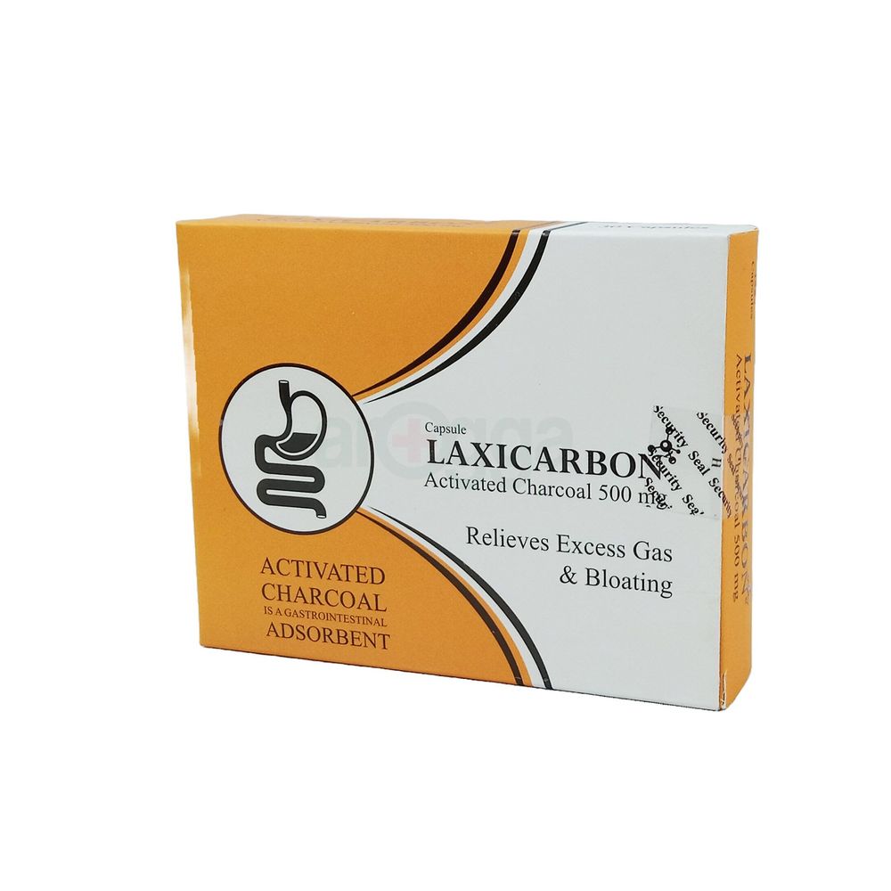 Laxicarbon 500mg Capsule