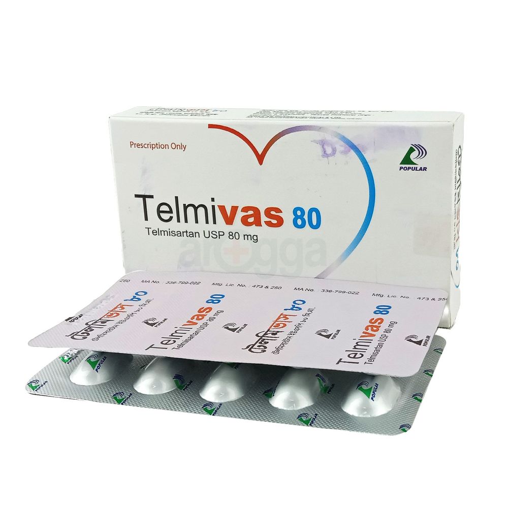 Telmivas 80mg Tablet