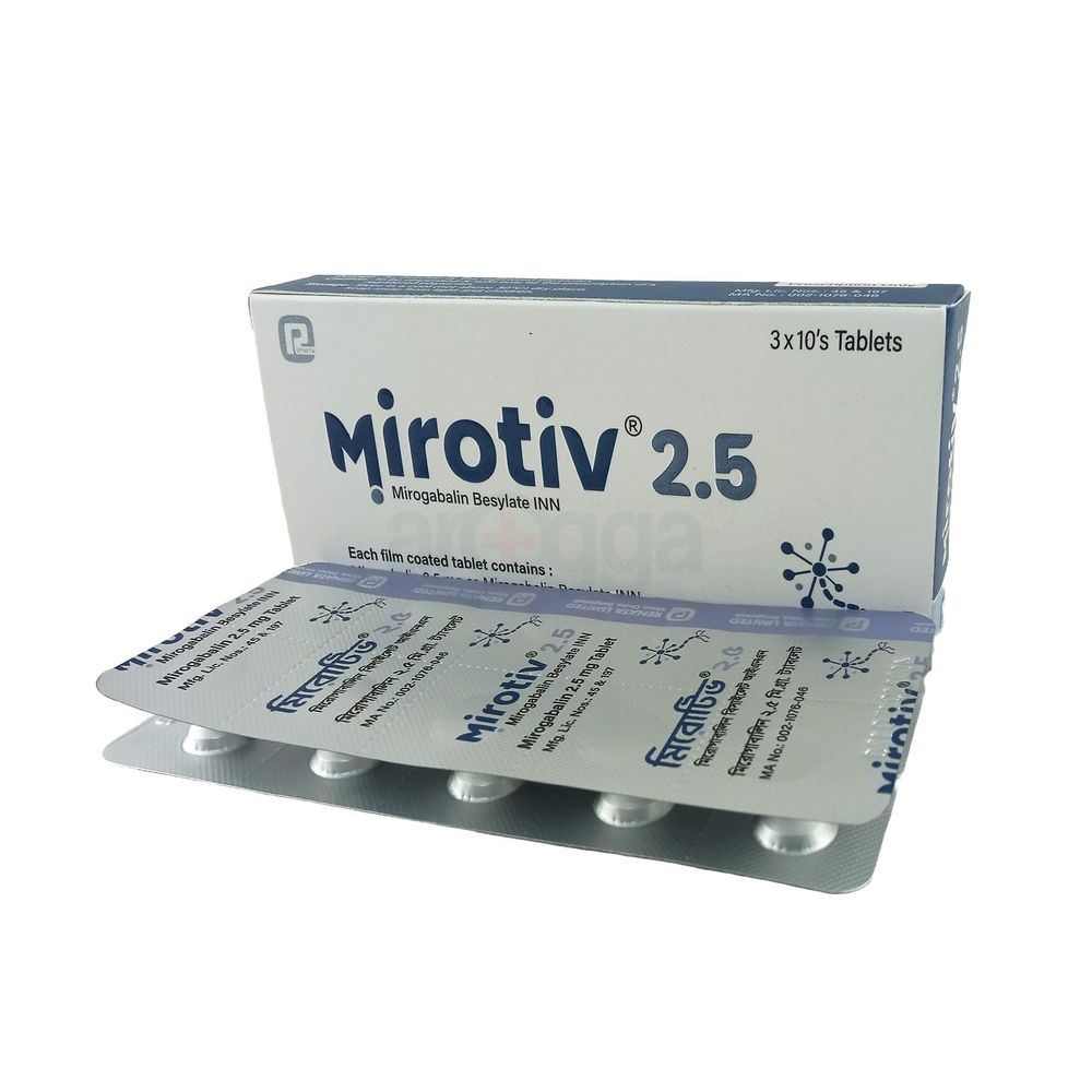 Mirotiv 2.5 2.5mg Tablet