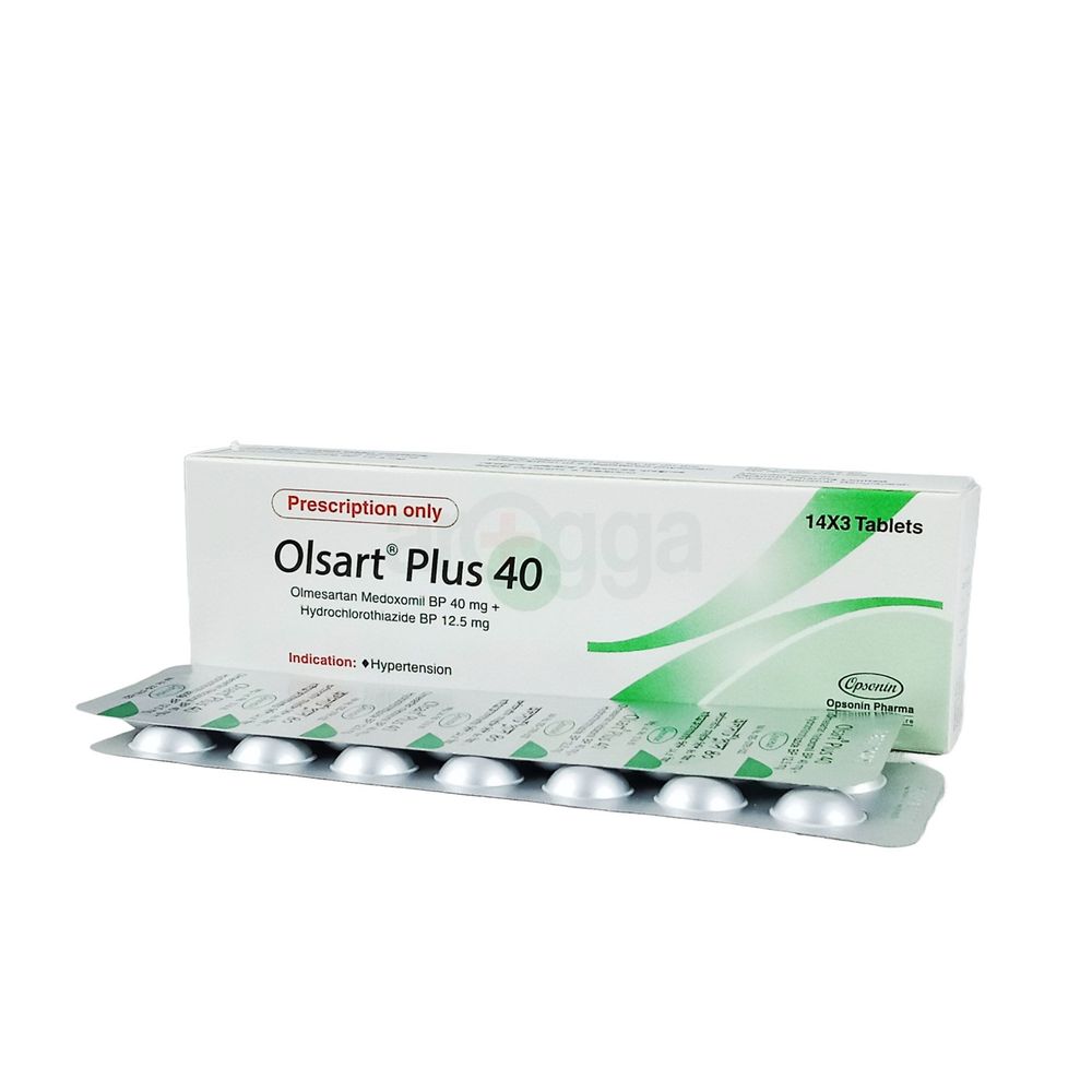 Olsart Plus 40mg+12.5mg Tablet