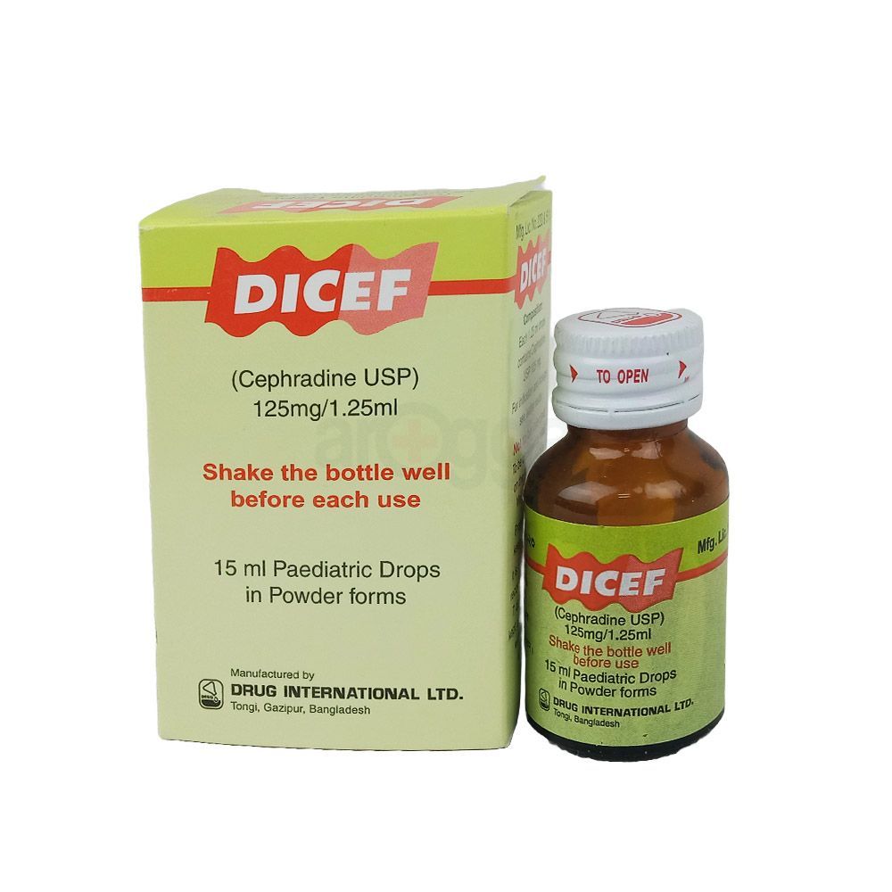 Dicef 125mg/1.25ml Pediatric Drops